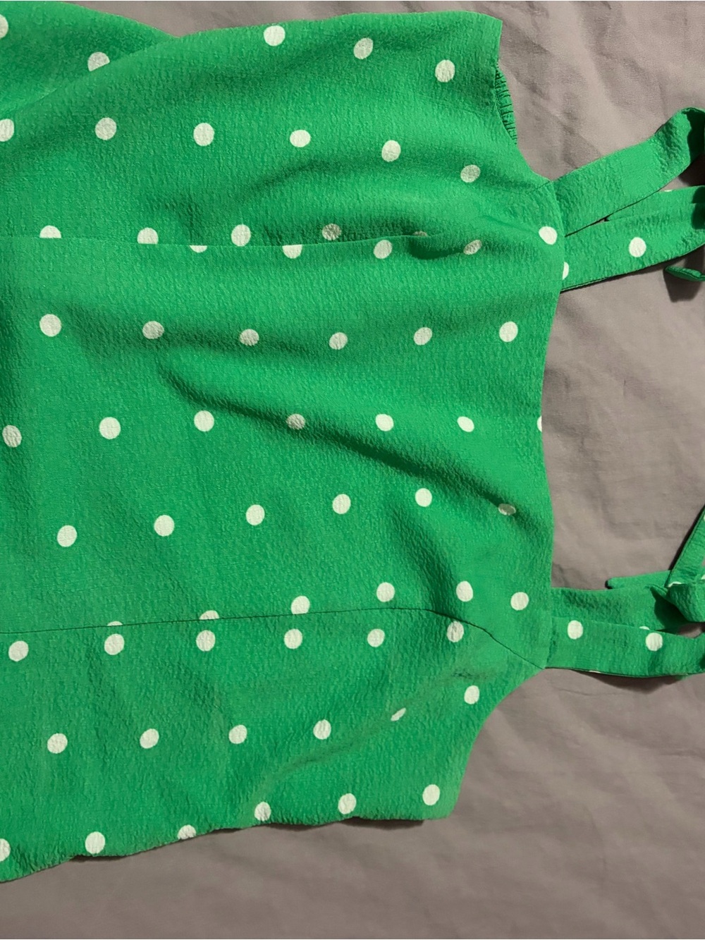 Old Navy Green Polka Dot Tank